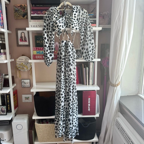 Patbo Bossa polka dot cut out maxi dress - Picture 5 of 11